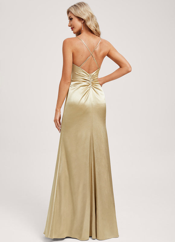 Robe De Demoiselle D'Honneur Dorée - gallery 5