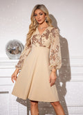Robe Dorée Pailletée