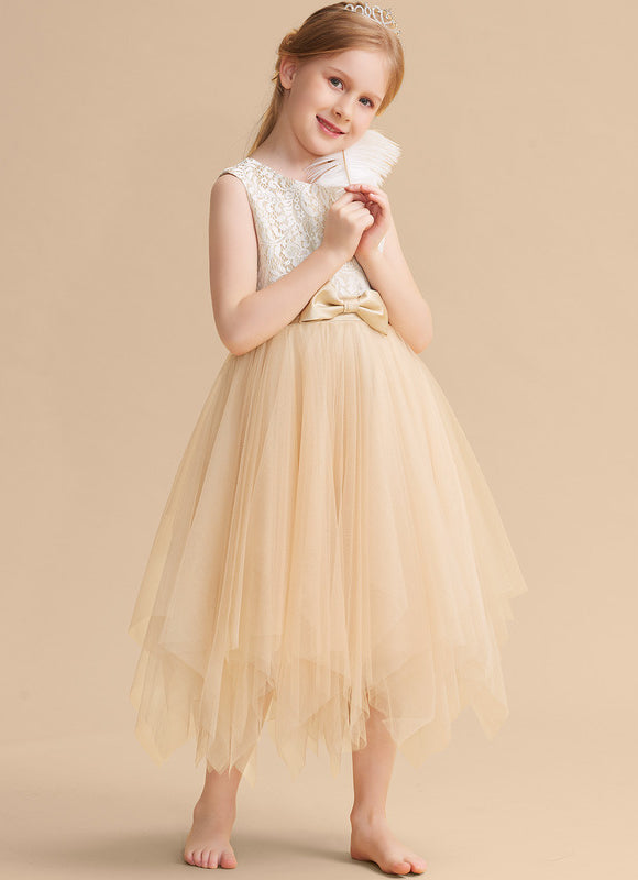 Robe De Cérémonie Fille Dorée - gallery 5