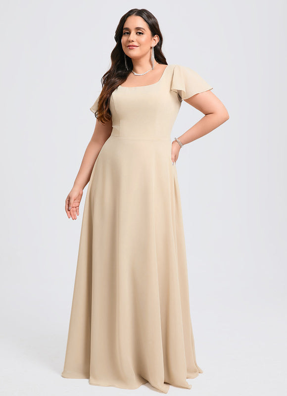 Robe Longue Fluide Dorée - gallery 7