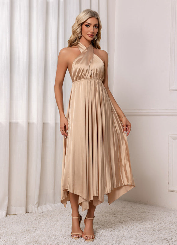 Robe Satin Dorée - gallery 5