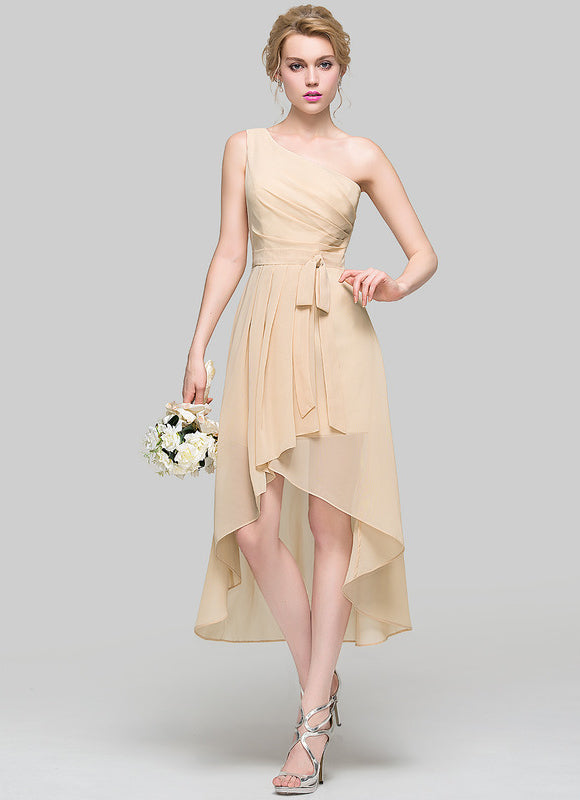 Robe Asymétrique Chic Dorée - gallery 5