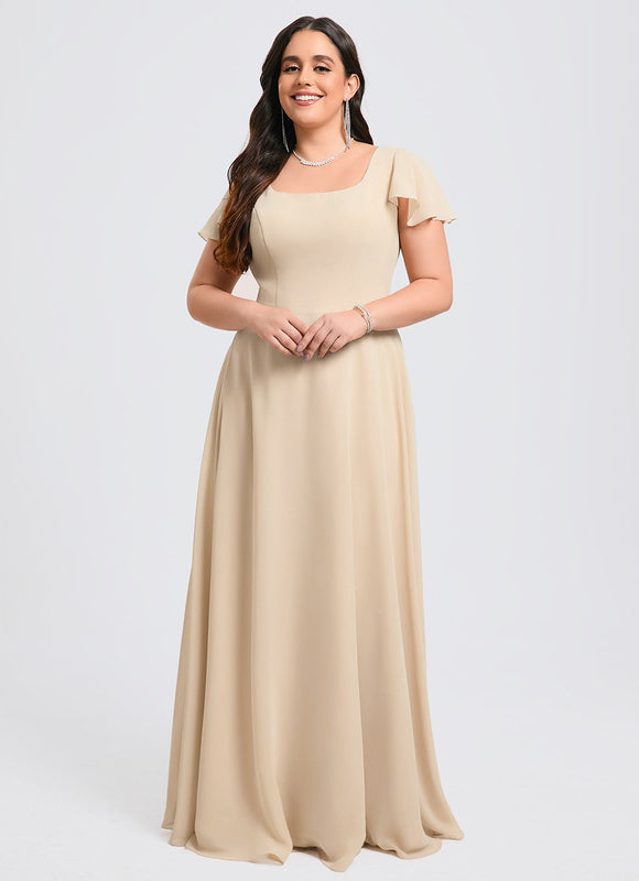 Robe Longue Fluide Dorée - gallery 8