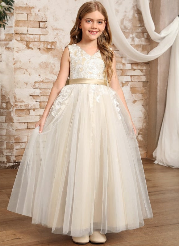 Robe Blanche Dorée