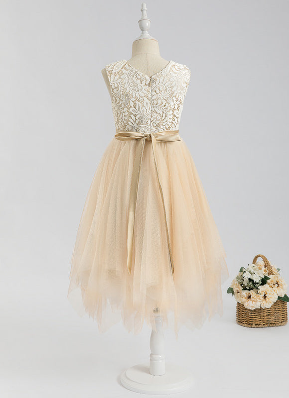 Robe De Cérémonie Fille Dorée - gallery 8