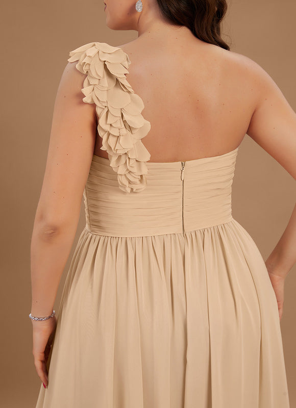 Robe Longue Asymétrique Florale - gallery 7