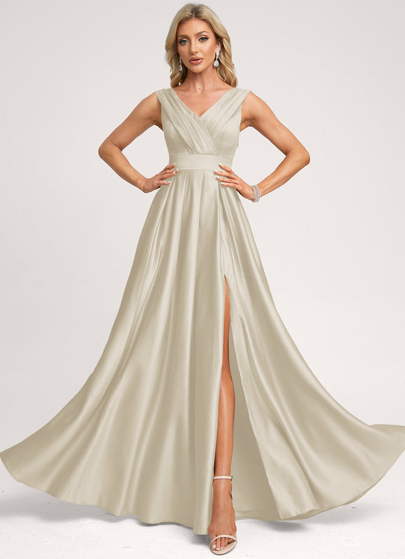 Robe Dorée Longue Mariage - gallery 7