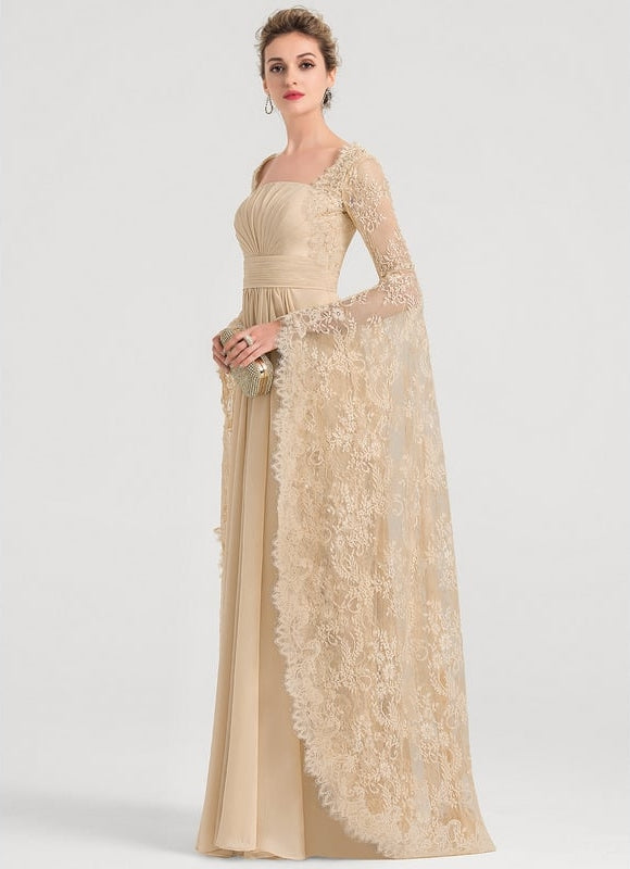 Robe Longue Élégante Dorée