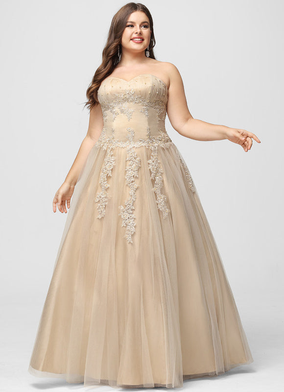 Robe Longue Blanche Et Dorée - gallery 3