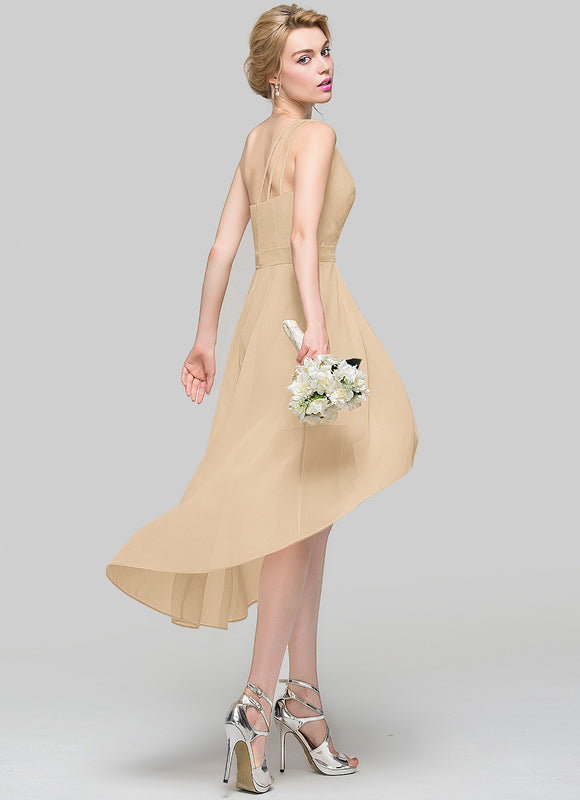 Robe Asymétrique Chic Dorée - gallery 4