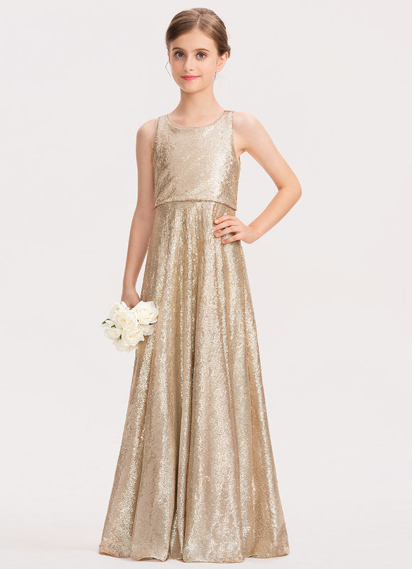Robe Paillette Dorée - gallery 2
