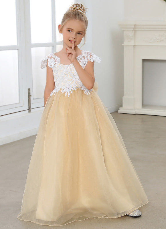 Robe De Mariée Blanche Et Dorée - gallery 3