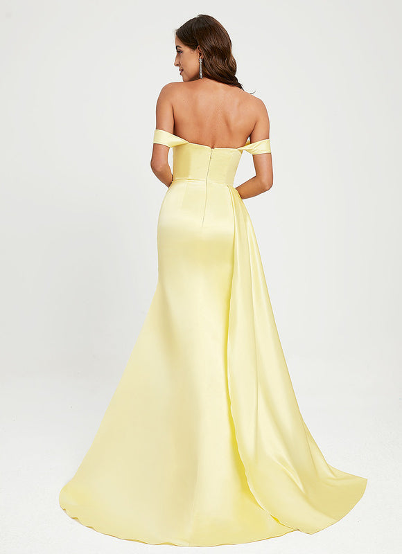 Robe Bustier Dorée - gallery 4