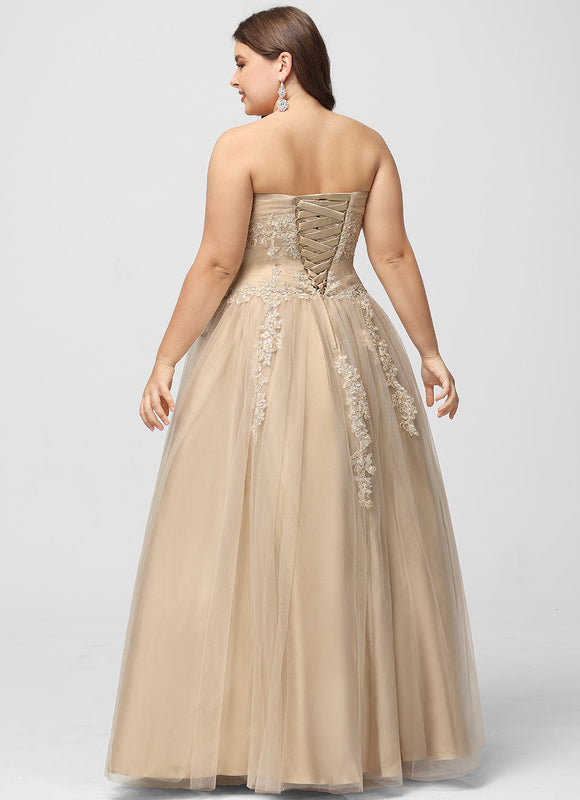 Robe Longue Blanche Et Dorée - gallery 4
