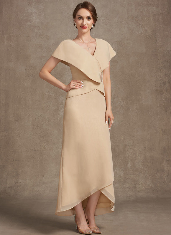 Robe Asymetrique Dorée - gallery 2