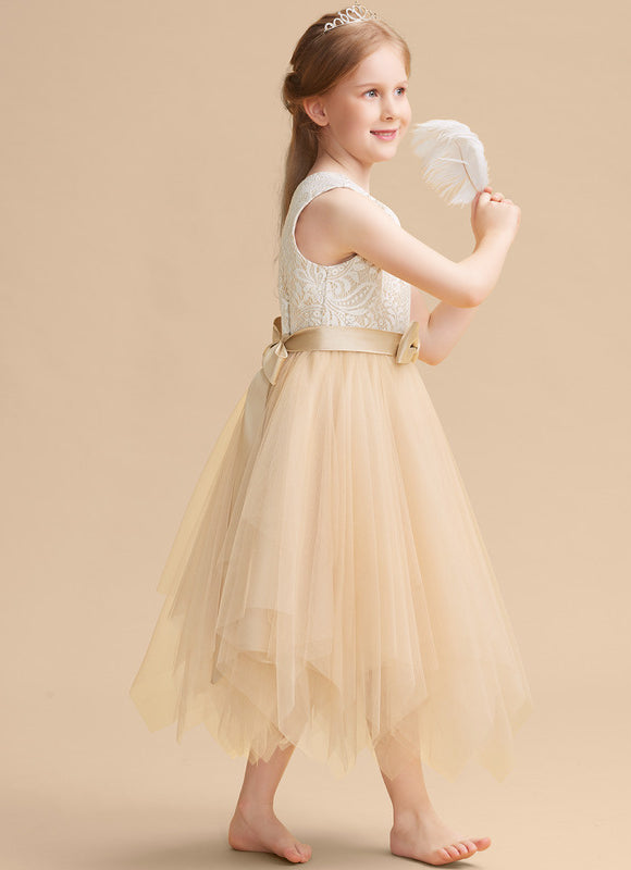 Robe De Cérémonie Fille Dorée - gallery 1