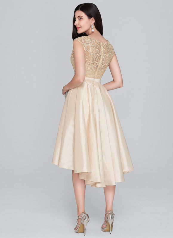 Robe Dorée Asymétrique - gallery 3