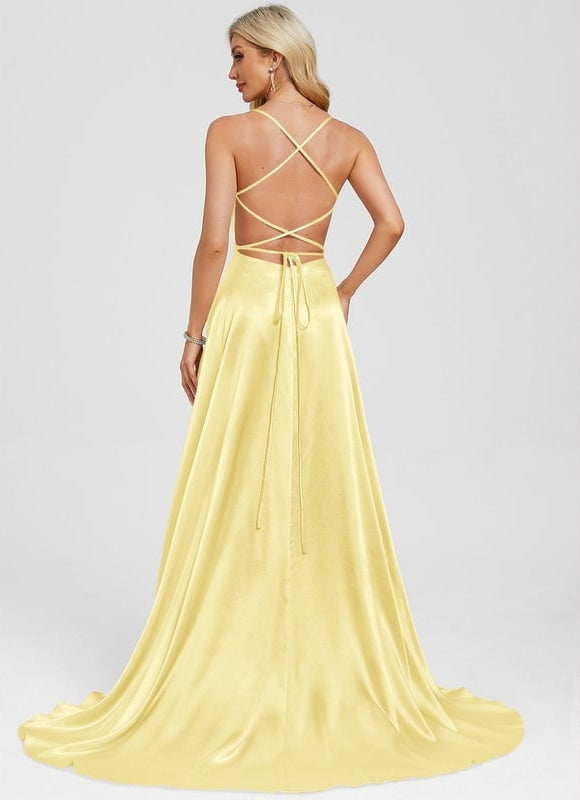 Robe Dorée Dos Nu