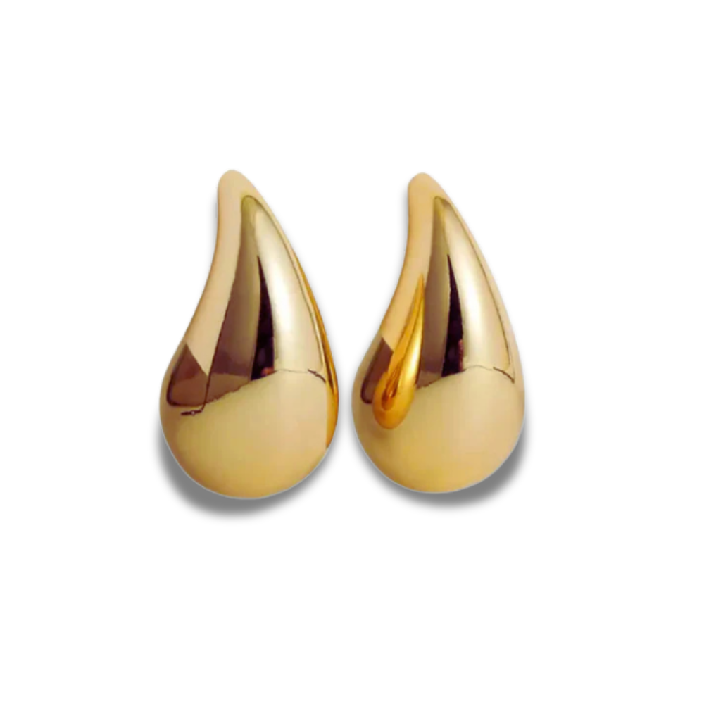 Elegant Teardrop Gold Jewelry Set for Timeless Sophistication