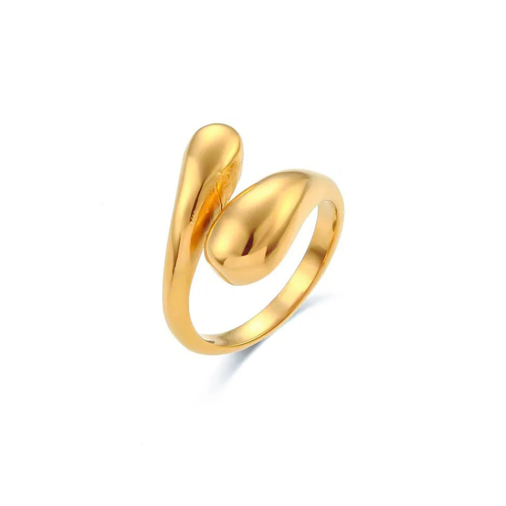 Elegant Teardrop Gold Jewelry Set for Timeless Sophistication