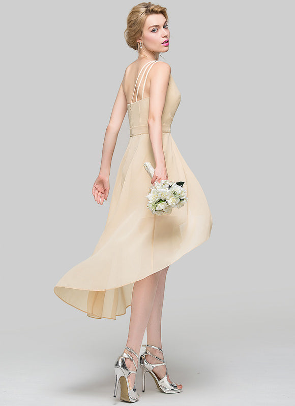 Robe Asymétrique Chic Dorée - gallery 7