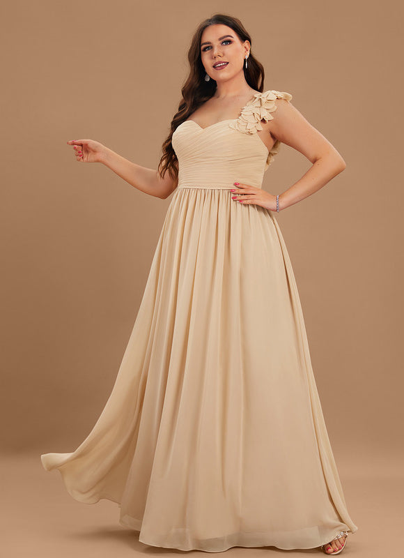 Robe Longue Asymétrique Florale - gallery 4
