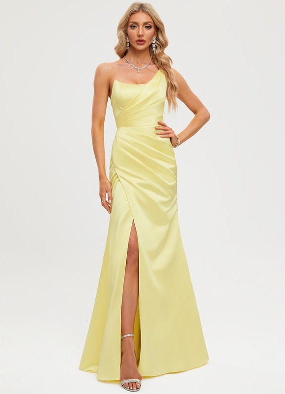 Robe De Soirée Dorée Longue