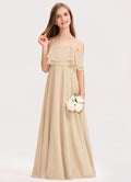 Robe Longue Décontractée Dorée