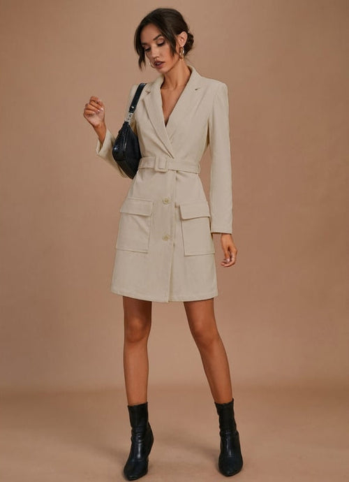 Robe Blazer Dorée
