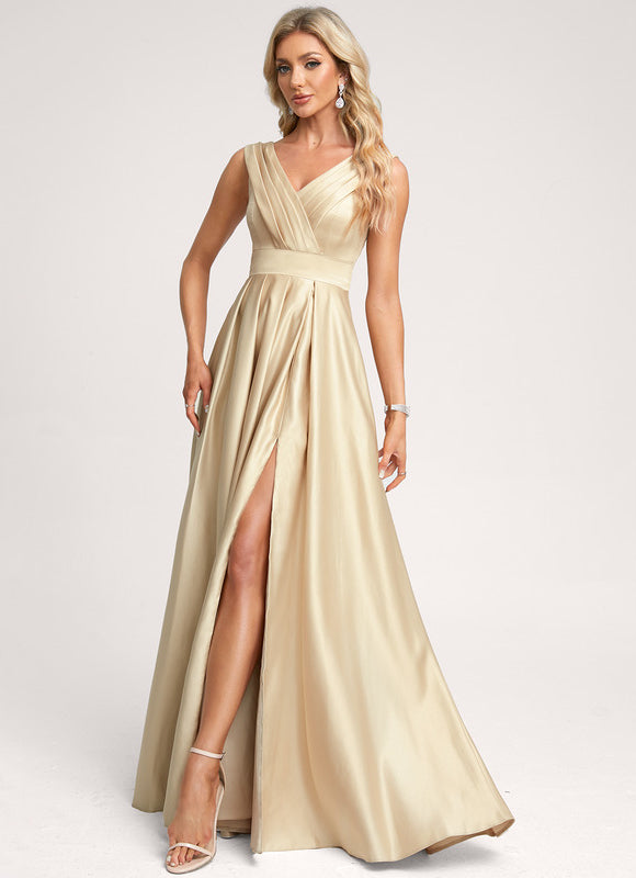 Robe Dorée Longue Mariage - gallery 2