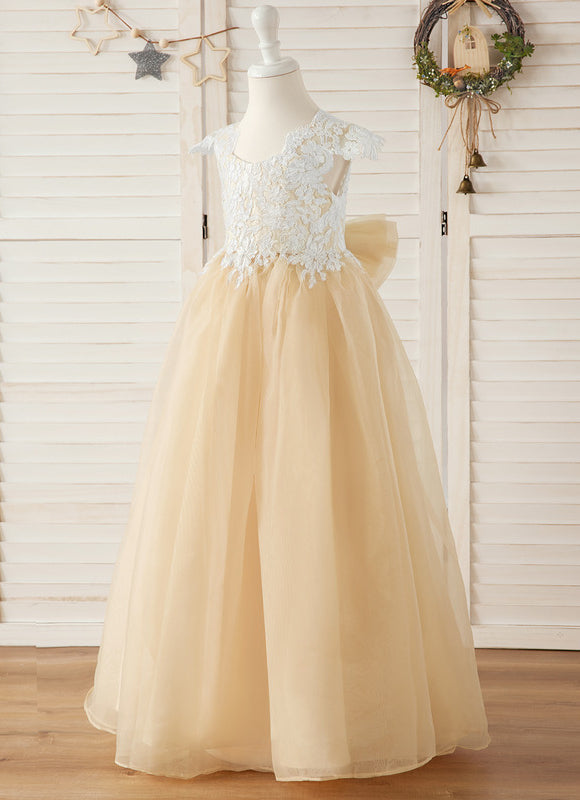 Robe De Mariée Blanche Et Dorée - gallery 9