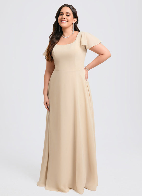 Robe Longue Fluide Dorée - gallery 6