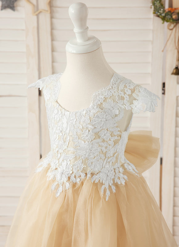 Robe De Mariée Blanche Et Dorée - gallery 6