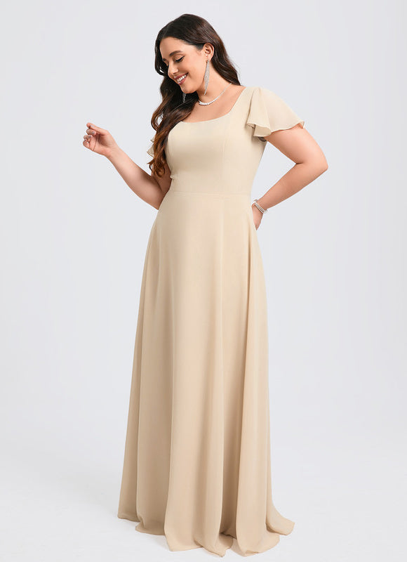 Robe Longue Fluide Dorée - gallery 9