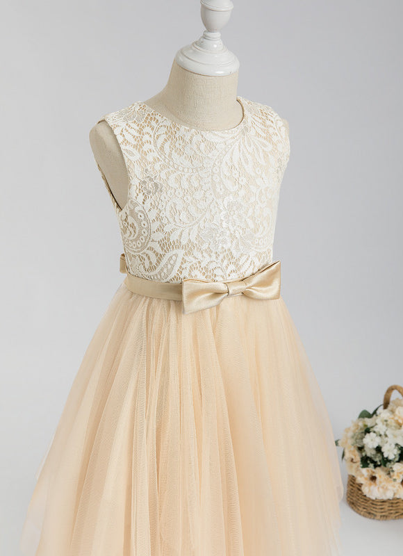 Robe De Cérémonie Fille Dorée - gallery 7