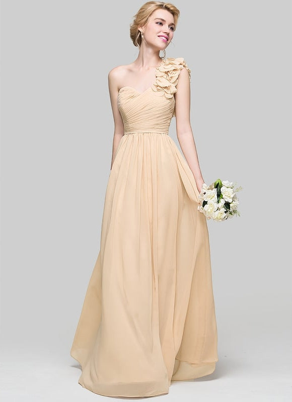 Robe Longue Asymétrique Florale