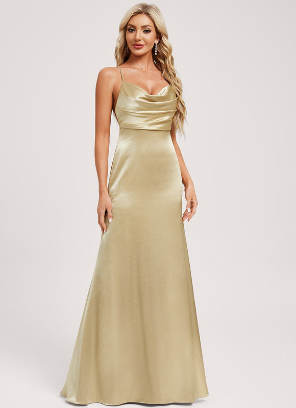 Robe De Demoiselle D'Honneur Dorée - gallery 2