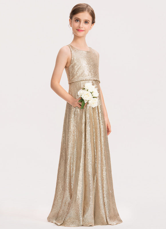 Robe Paillette Dorée - gallery 1