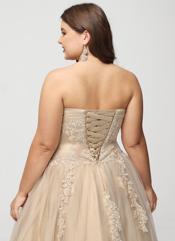 Robe Longue Blanche Et Dorée - gallery 6