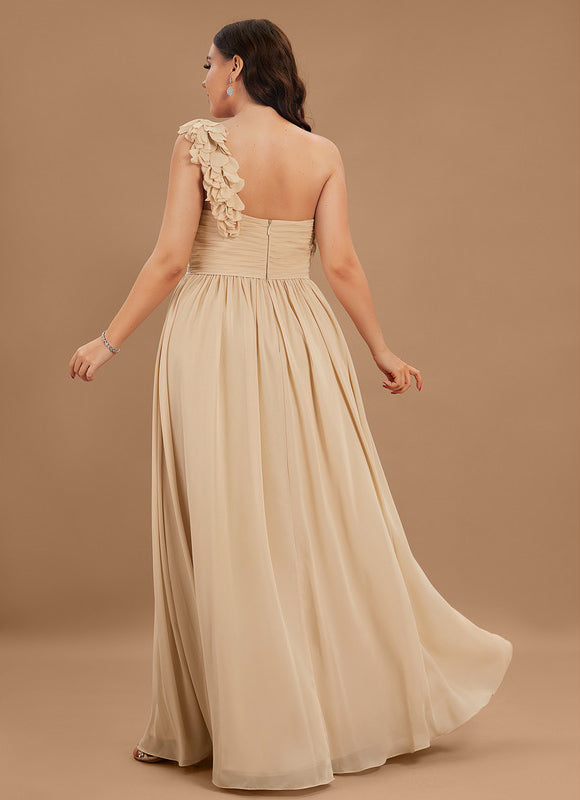 Robe Longue Asymétrique Florale - gallery 5