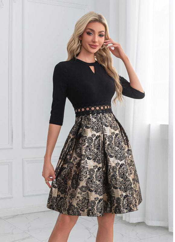 Robe Dorée Soirée - gallery 5